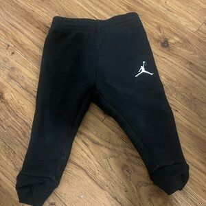 Jordan Baby Black Footed Pants